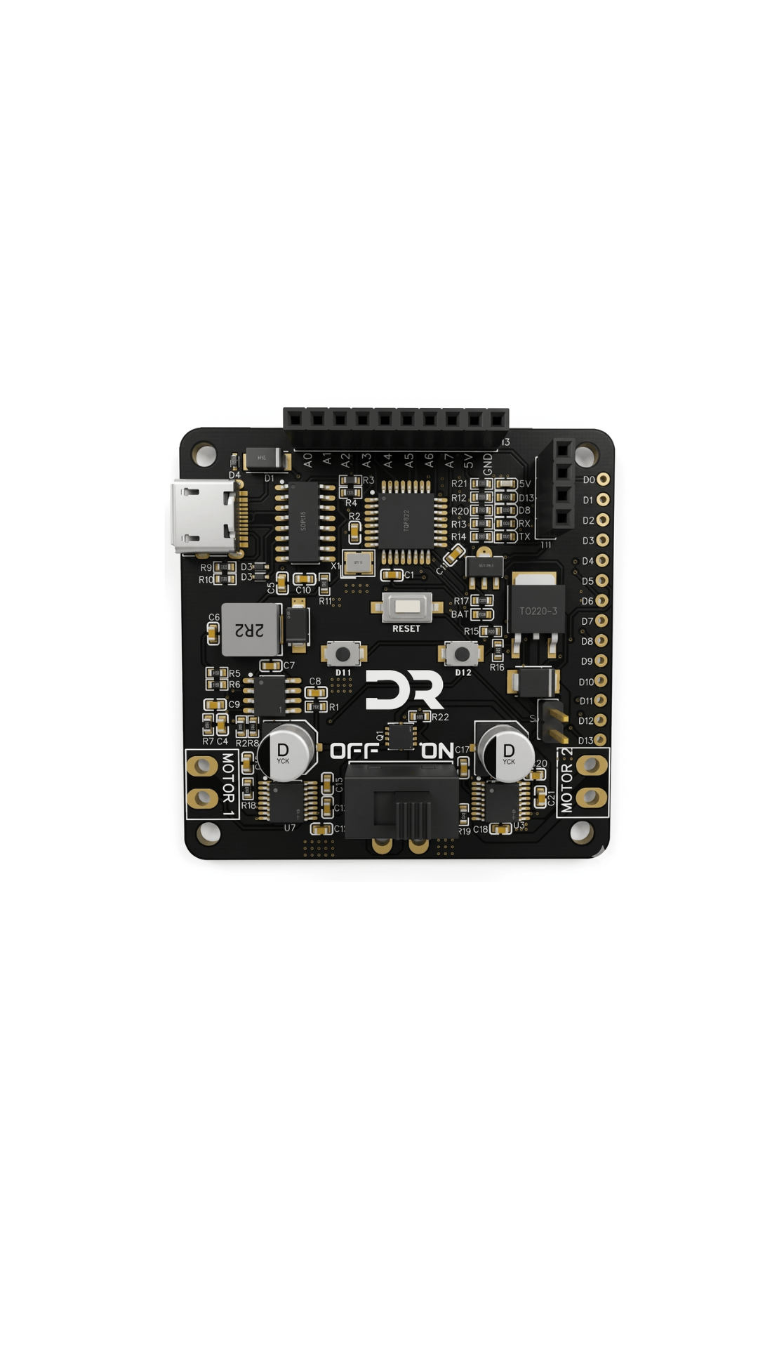 Edge V1 Advance Line follower Carrier Board 